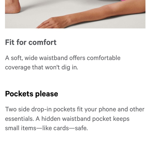 lululemon Align High Rise Pant 25” with Pockets - Picture 2 of 8